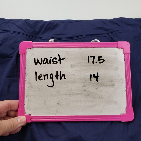 Lands' End Women's Swim Skirt Size 16 Navy Blue Mini - Picture 7 of 8